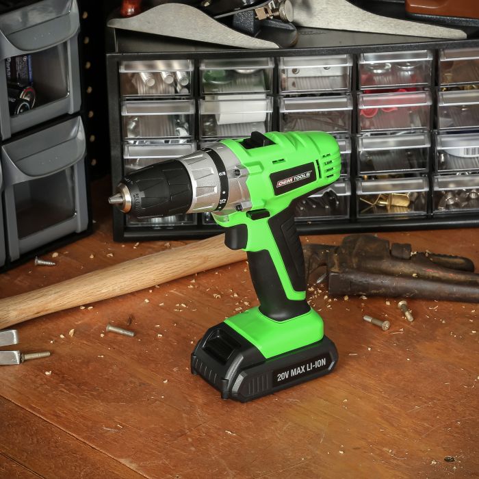 OEMTOOLS 3/8in Drive 20 Volt Lithium Ion Cordless Drill