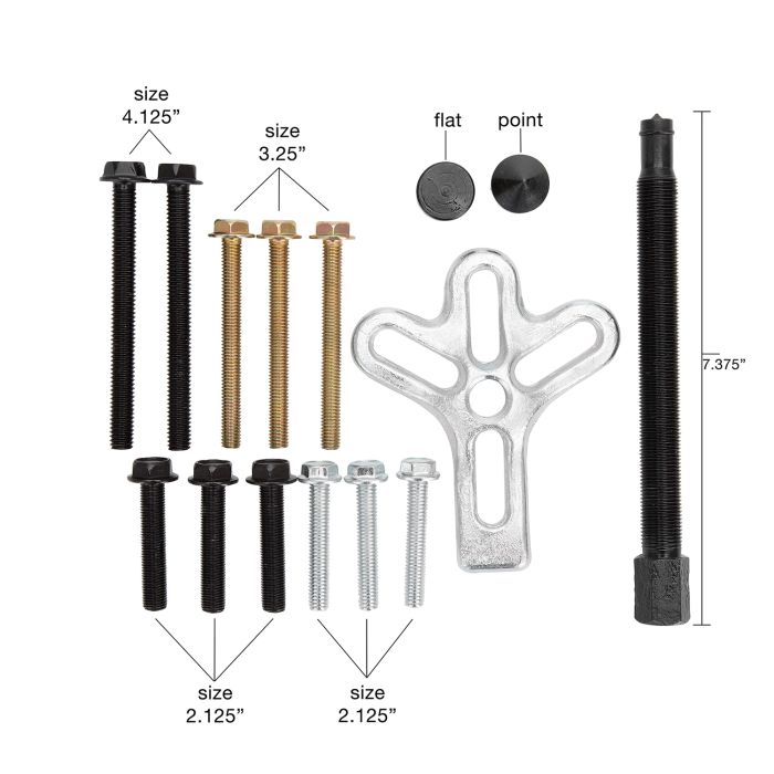 Harmonic Ballancer Bolt Puller set how to use it. 